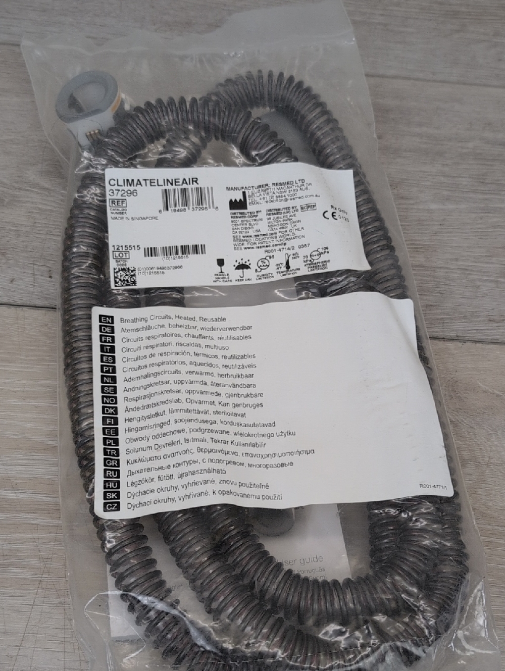 New ResMed Climatelineair Heated Hose 37296